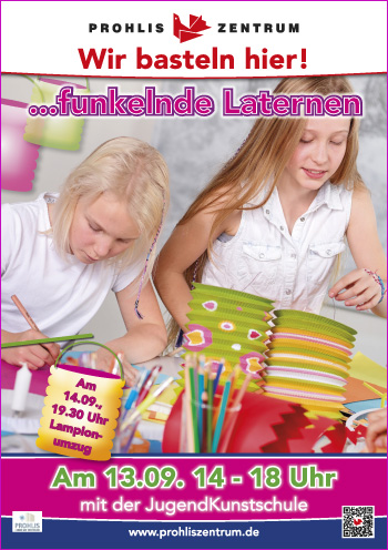 PROHLISZENTRUM-Laternenbasteln 2018